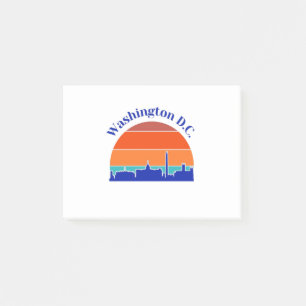 Vintage Washington D.C. Post-it Klebezettel