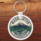 Vintage Washington State Emblem  Schlüsselanhänger (Vorderseite)