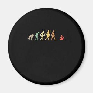 Vintage-Wasserball-Evolutions-Geschenkidee für Spi Magnet