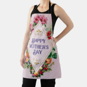 Vintage Wasserfarbe Blühen Blumengarten Rosa Schürze (InSitu)