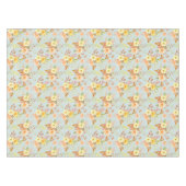 Vintage Wasserfarbe Herbst Blume Botanische Tischdecke (Vorderseite (Horizontal))