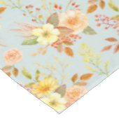 Vintage Wasserfarbe Herbst Blume Botanische Tischdecke (Schrägansicht)