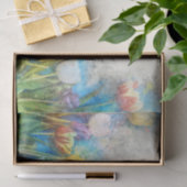 Vintage Wasserfarbe Tulip Blume Ostern Seidenpapier (Geschenk)