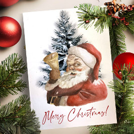 Vintage Wasserfarbe Weihnachten Weihnachten Maßges