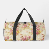 Vintage-Wasserfarben-Blumenmuster Duffle Bag (Rückseite)