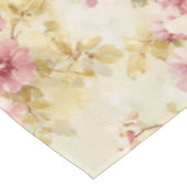 Vintage-Wasserfarben-Blumenmuster Tischdecke (Schrägansicht)