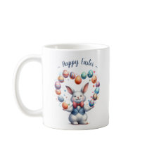 "Vintage Wasserfarben Bunny Juggling Ostereier