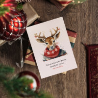 Vintage Wasserfarben Frohe Weihnachten