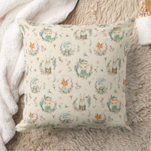 Vintage Wasserfarben Kissen