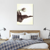 Vintage Wasserfarben Leinwanddruck (Insitu (Schlafzimmer))