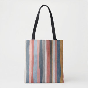 Vintage-Wasserfarben-Streifenmuster  Tasche
