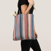 Vintage-Wasserfarben-Streifenmuster Tasche (Von Nahem)