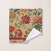Vintage Wasserfarben TrendCollection Badhandtuch Set (Waschlappen)