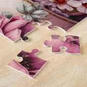 Vintage Wasserfarbenkollage Puzzle (Seite)