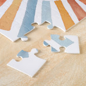 Vintage Wasserfarbensonne Puzzle (Seite)