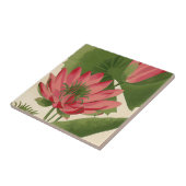 Vintage Wasserlilie Fliese (Seite)