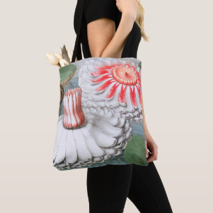 Vintage Wasserlilien Blume im Garten Tasche