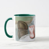 Vintage Wasserlilien Blume im Garten Tasse (Links)