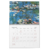 Vintage Wasserlilien Kunst von Claude Monet Kalender (Feb 2027)