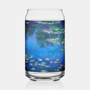 Vintage Wasserlilien von Claude Monet Dosenglas