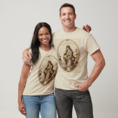 Vintage-Wassermann-Sternzeichen-Wasserträger-Kunst T-Shirt (Unisex)