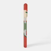 Vintage-Wassermelonen-Blockmuster iPhone 16 Hülle (Rechte Seite)