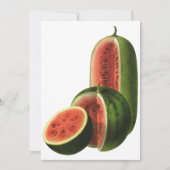 Vintage Wassermelonen Große Runde, Bio Lebensmitte (Vorderseite)