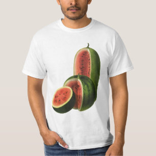 Vintage Wassermelonen Hoch Rund, Bio-Lebensmittel  T-Shirt