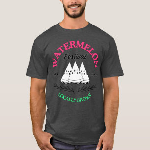 Vintage Wassermelonen-Kronenfestival 1954 Retro-Fr T-Shirt