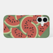 Vintage Wassermelonstücke iPhone 16 Hülle (Rückseite (Horizontal))