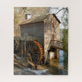 Vintage Wassermühle Puzzle (Vertikal)