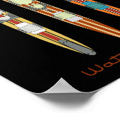 Vintage Wasserski Poster (Ecke)