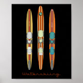 Vintage Wasserski Poster (Vorne)