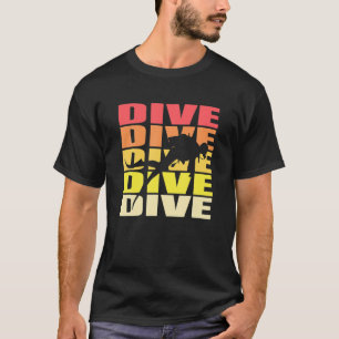 Vintage, Wassersport, Unterwasserzubehör Tauchen T-Shirt