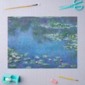 Vintage Water Lilies by Claude Monet Seidenpapier (Basteln)