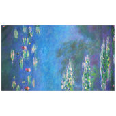 Vintage Water Lilies by Claude Monet Tischdecke (Vorderseite (Horizontal))