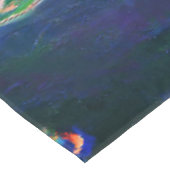 Vintage Water Lilies by Claude Monet Tischdecke (Schrägansicht)