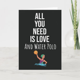 Vintage Water Polo Cards Sport Player Karte