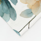 Vintage Watercolor Floral Family Heritage Fleecedecke (Ecke)