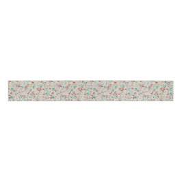 Vintage Watercolor Florals Winter Meadow (cream) Ripsband