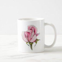 Vintage Watercolor-Rosen-Tasse Kaffeetasse