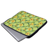 Vintage Waterlilies Laptopschutzhülle (Vorne Knopf)