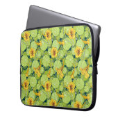 Vintage Waterlilies Laptopschutzhülle (Vorderseite Links)