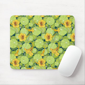 Vintage Waterlilies Mousepad