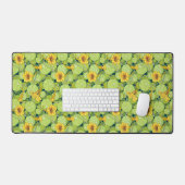 Vintage Waterlilies Schreibtischunterlage (Tastatur & Maus)
