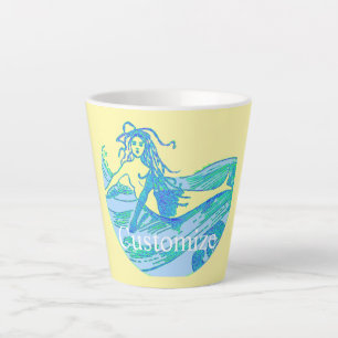 Vintage Waveriding Meerjungfrau Thunder_Cove Milchtasse
