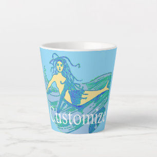 Vintage Waveriding Meerjungfrau Thunder_Cove Milchtasse