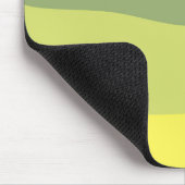 Vintage Wavy Green Kunst Mousepad (Ecke)