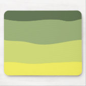 Vintage Wavy Green Kunst Mousepad (Vorne)