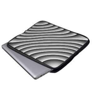 Vintage Wavy Lines Notebook-Bag Laptopschutzhülle